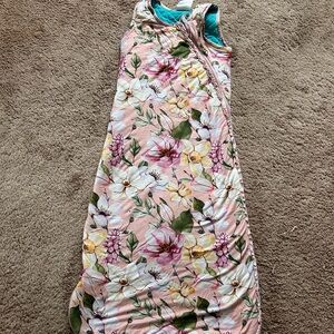 Posh Peanut Floral Baby Sleep Sack - Pink and Blue